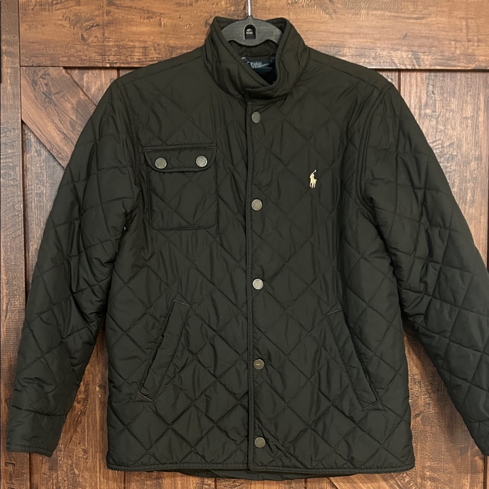 Ralph Lauren Quilted Shirt Jacket in Black,firm price - Picture 6 of 16